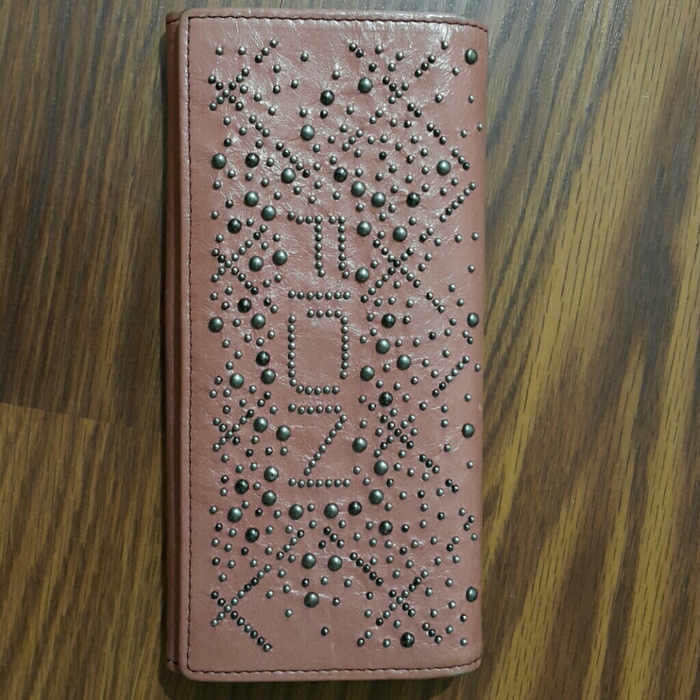 FION Studded Leather Wallet
